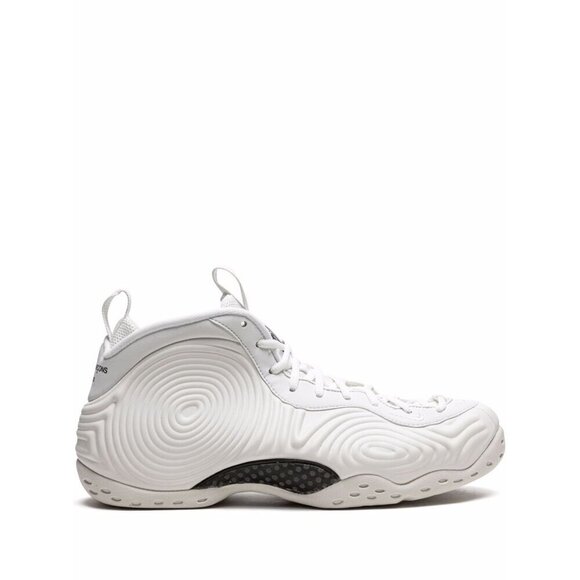 Nike COMME des GARCONS Homme Plus Nike Foamposite in White New with Box Sneakers - Picture 3 of 16